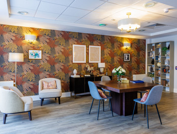 Communal area at Poppy Meadows