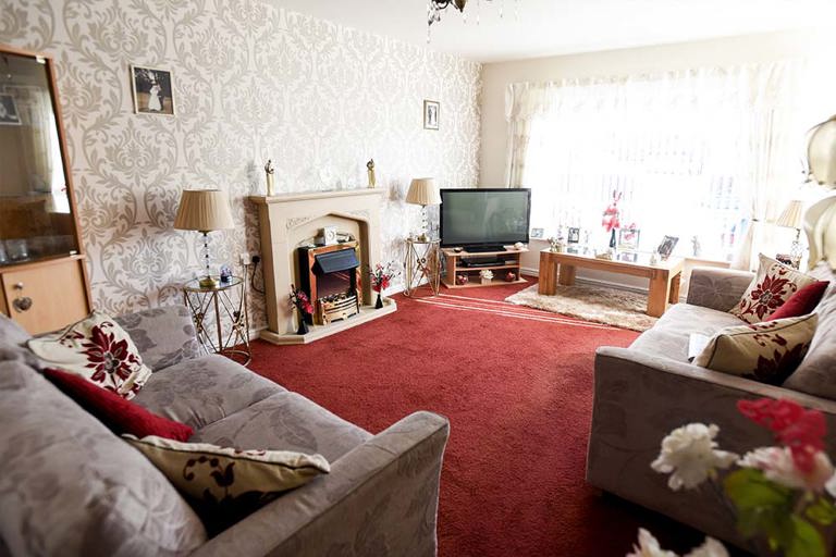East Croft Court Apartment Living Room
