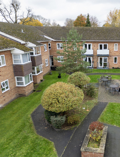 Image showing the gardens and outdoor area of Montgomery of Alamein Court 