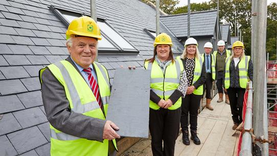 Eller Beck Court Topping Out Ceremony At Skipton