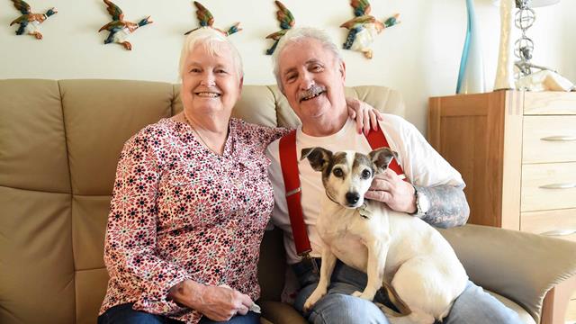 Rowan Croft Residents With Pet Dog