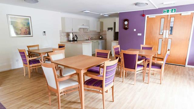 George Pinion Court Communal Dining Area