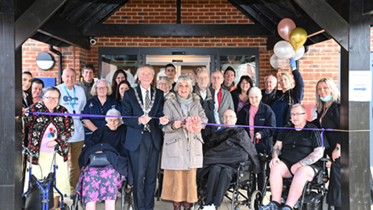 Group Of Residents And Council Members At Opening Of Eastergate Scheme