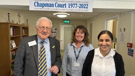 MP Sir Peter Bottomley (Left), Operations Manager Nicollette Baldwin (Centre) And Regional Operations Manager Aminda Kaur (Right)