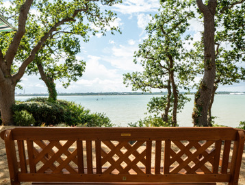 A bench overlooking the sea