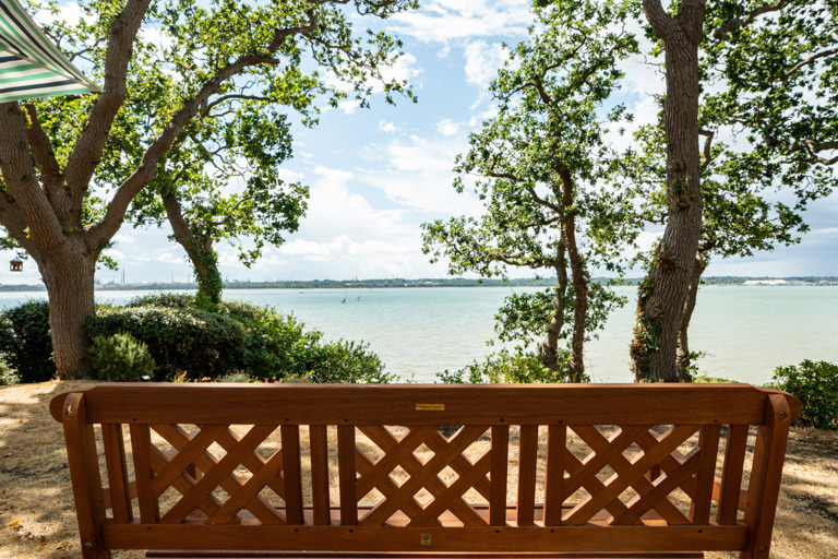 A bench overlooking the sea
