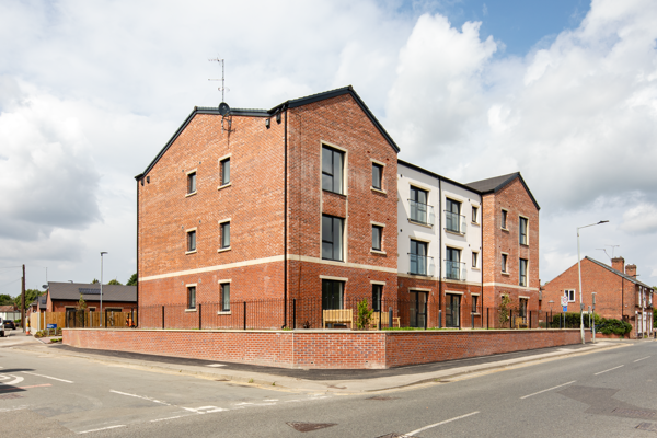 The outside building of Patent Walk and Patent House off the main road