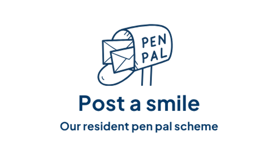 Resident Pen Pal Scheme Logo May 2026