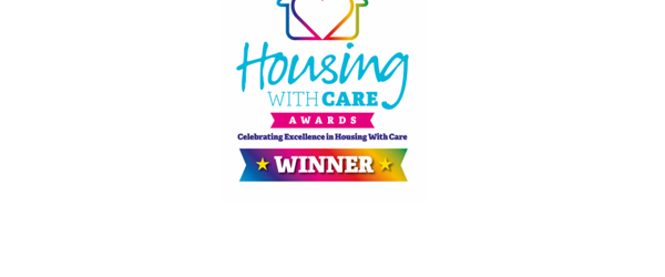 Logo for the 2024 Housing with Care awards