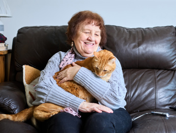 Megan And Muffin The Cat Resident Pet Castlestead View Extra Care (5)