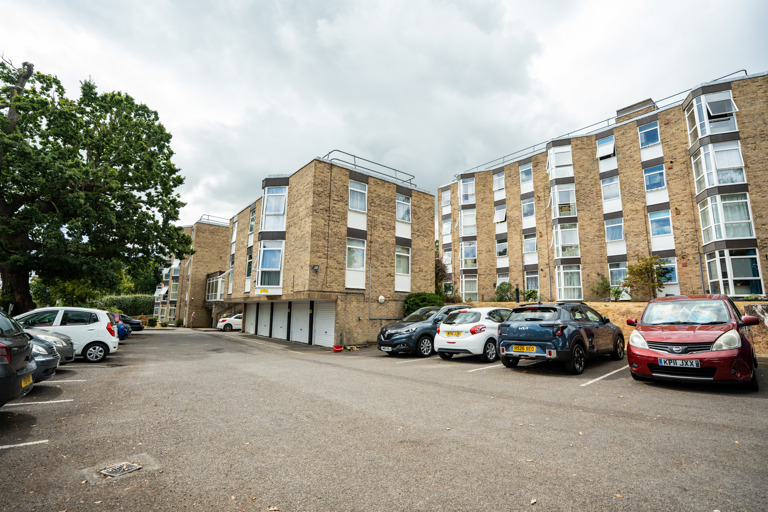 A three storey residential building