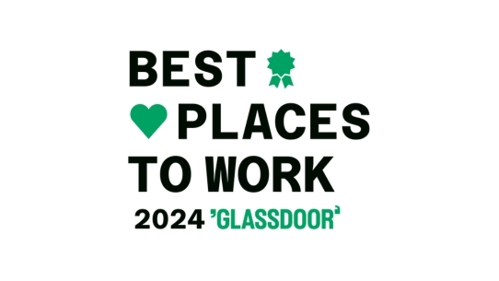 The 'Best Places to Work 2024' logo.
