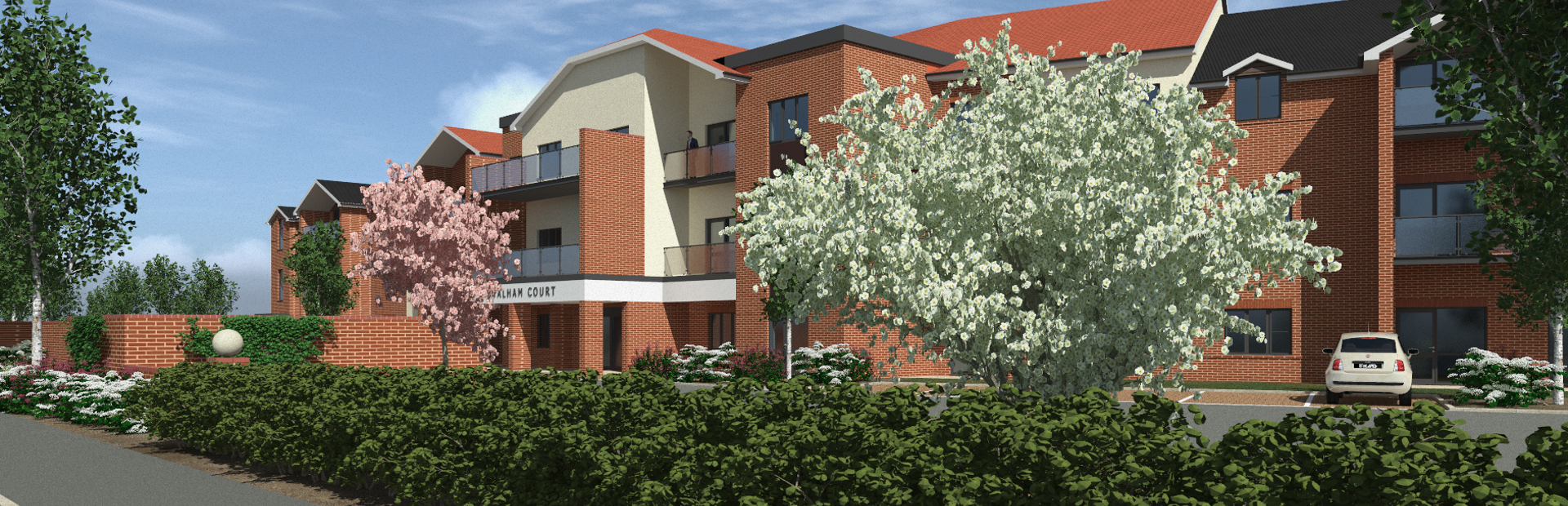 CGI of Stalham Extra Care scheme