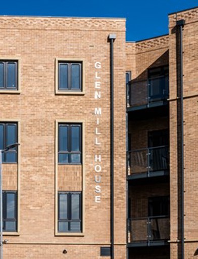Exterior shot of Glen Mill House