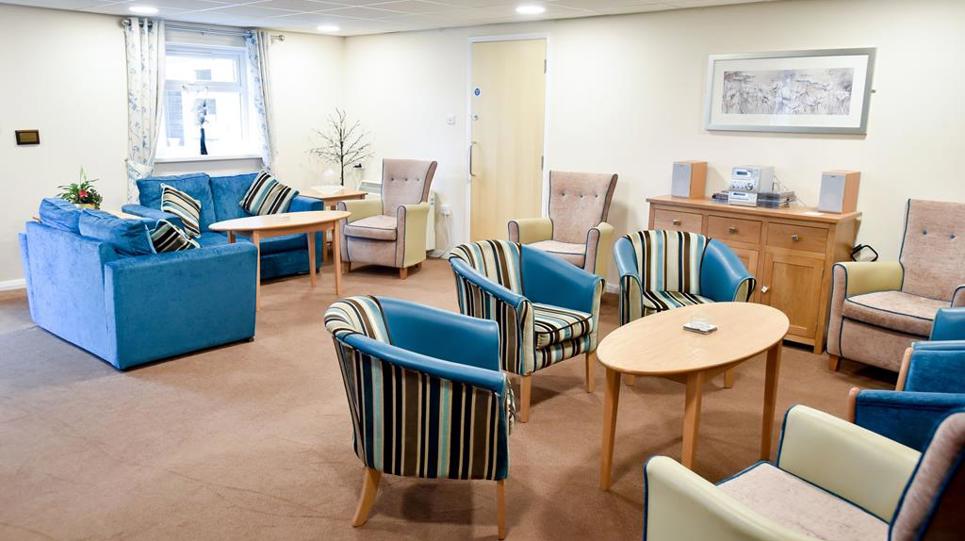 A photo of the residents' communal lounge at Fullylove Court
