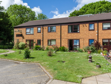 Miller Court External: Shot of the flats and garden spaces