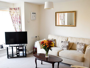 Marigold Court Apartment Living Room