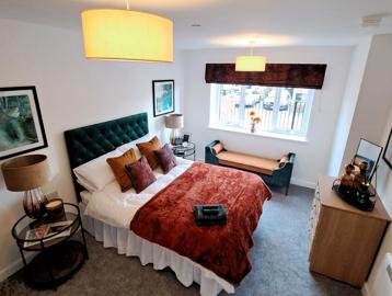 Image of Sandstone Court show home bedroom