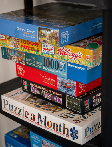 A selection of games, puzzles and jigsaws 