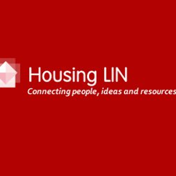 The red and white Housing LIN logo