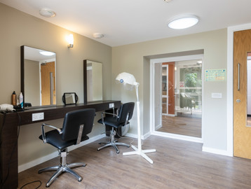 a hair salon 
