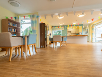 A large communal living space
