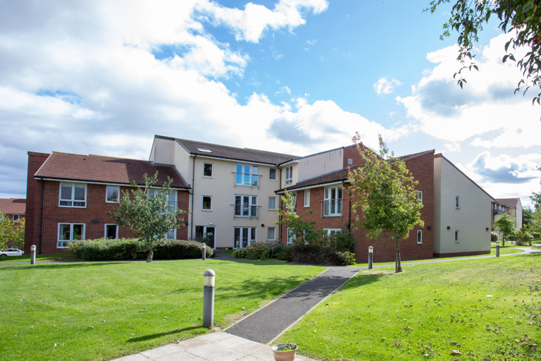 Outside view of Dovecote Meadow.