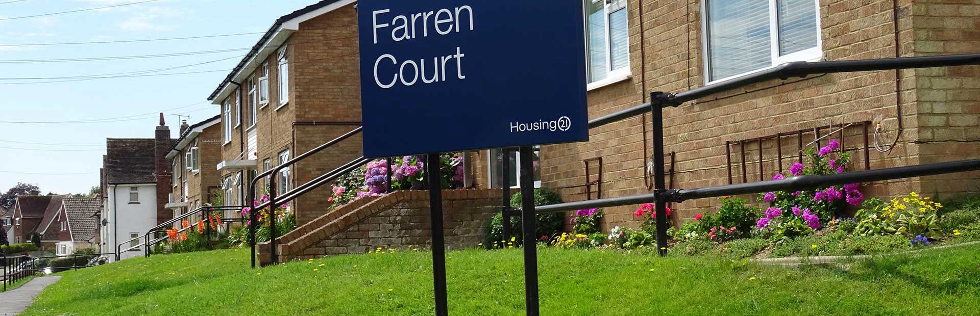 Farren Court Entrance Sign