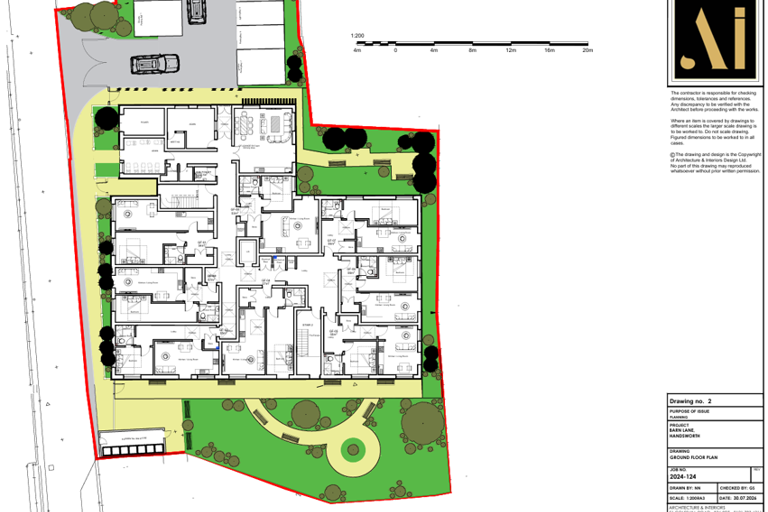 Barn Lane Map