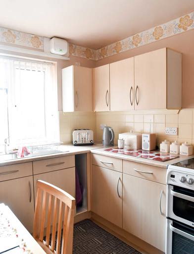 Hurst Court Apartment Kitchen 