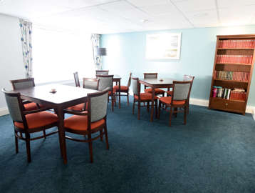 Robert Allan Court Communal Area With Bookcase