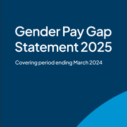 the front cover of the gender pay gap statement for 2025