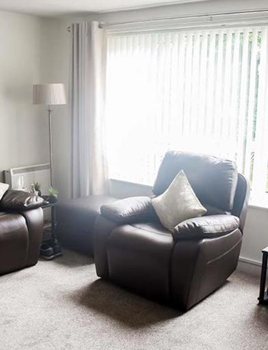 Bretherton Court Apartment Living Room 
