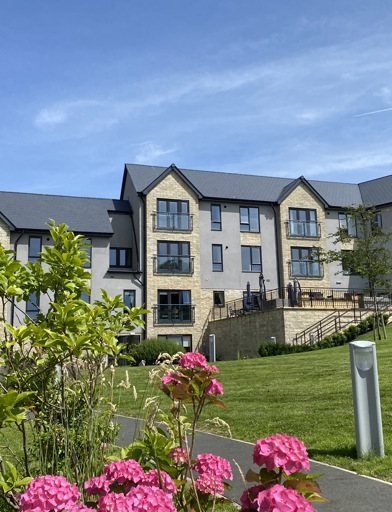 Exterior of Castlestead view and a garden  