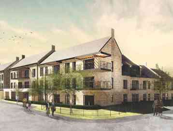 CGI of St Wilfrid's Gardens