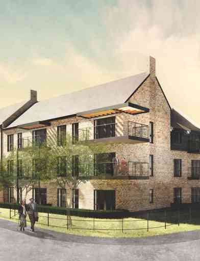 CGI of St Wilfrid's Gardens 