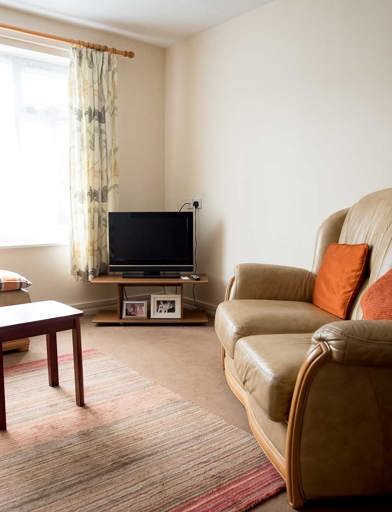 Kenneth Gamble Court Apartment Living Room 