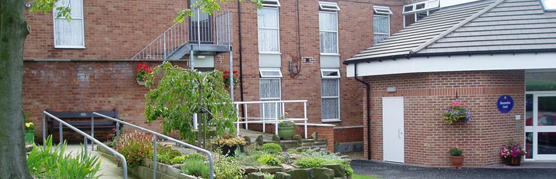 Front entrance of Devonshire Court