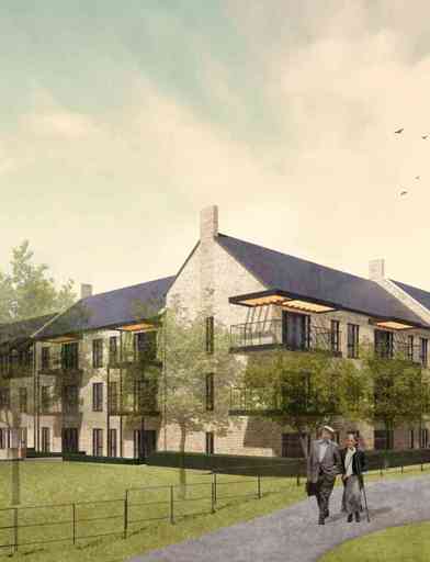 CGI of St Wilfrid's Gardens 