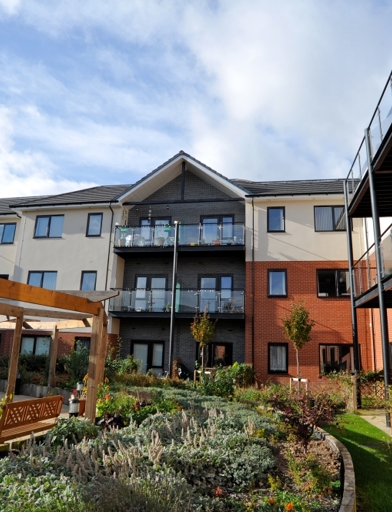 Exterior of Lime Gardens Retirement Village 