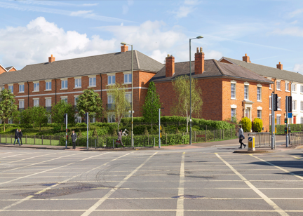 CGI corner view of Jacob Lodge 