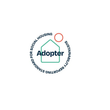 Logo for Sustainability Reporting Standard for Social Housing 