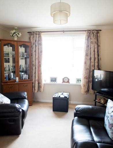 Heathcote Court Apartment Living Room 