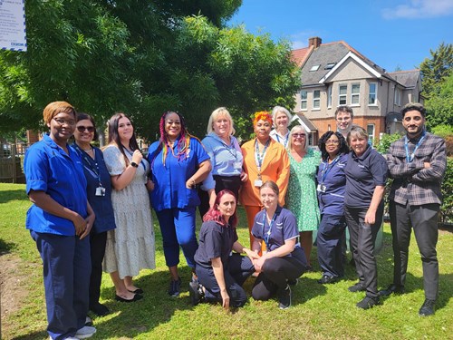 Pictured: employees from Belsize Court