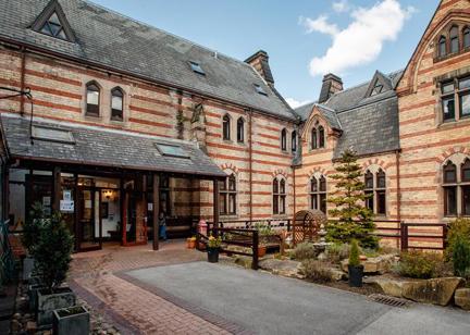The entrance to St Dominic's Court, a beautiful courtyard