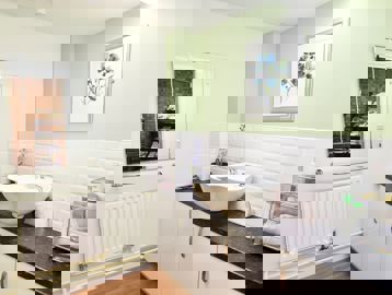 Small salon area for residents