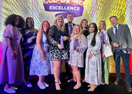 Team with award 