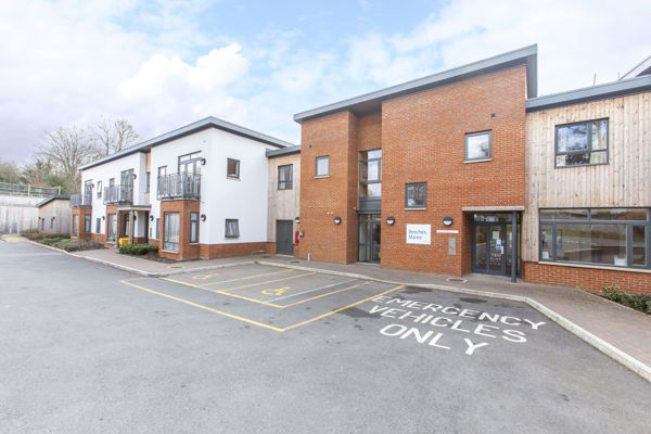 Disabled parking bays to the front of the scheme