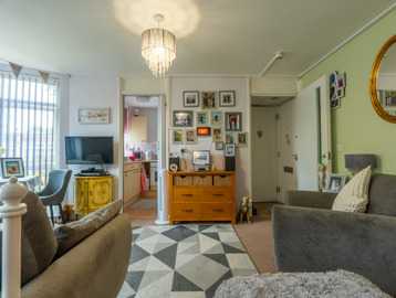 A living room with sofas