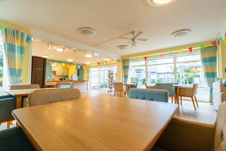 A large communal living space